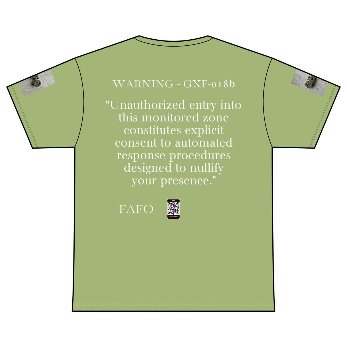 WARNING - GXF-018b