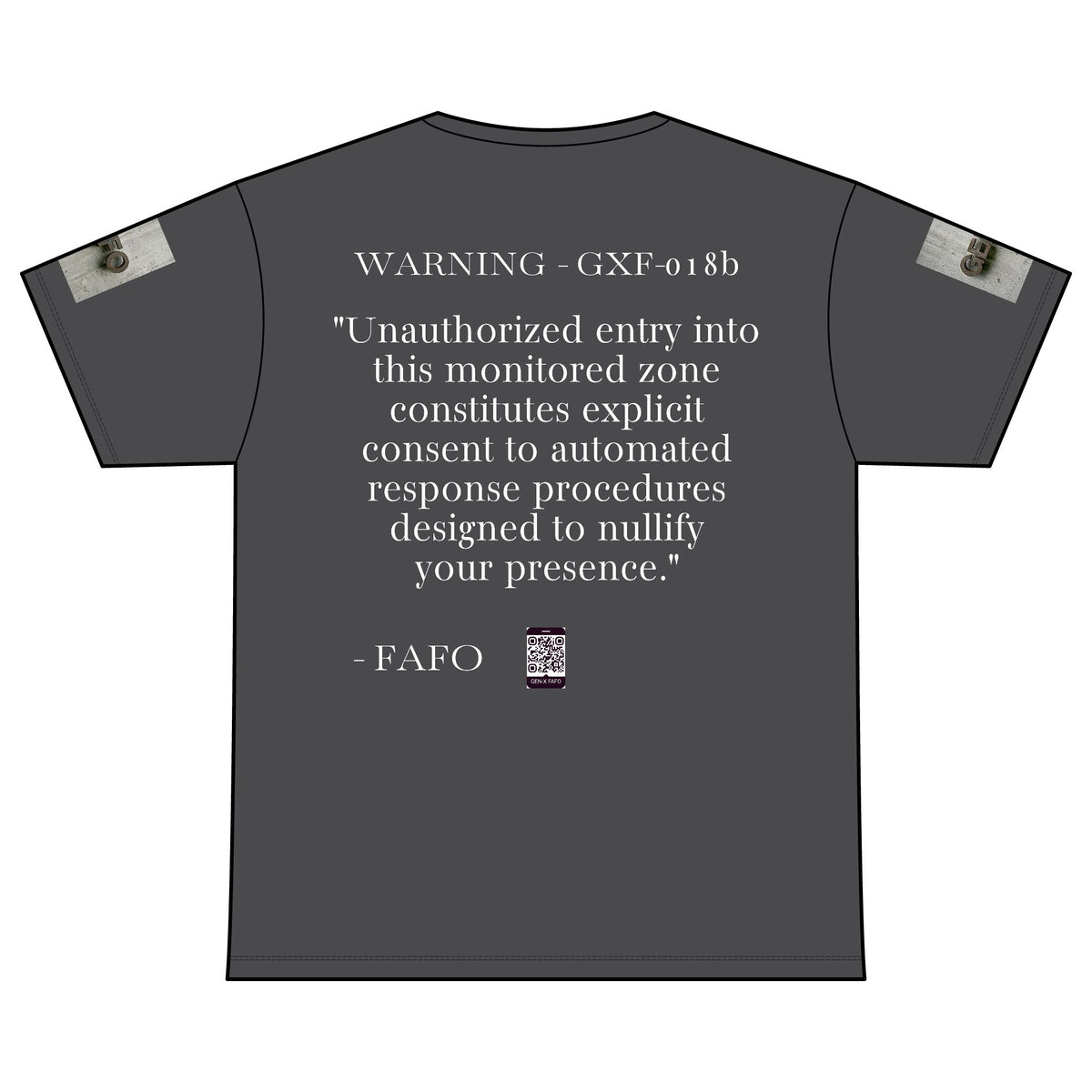WARNING - GXF-018b