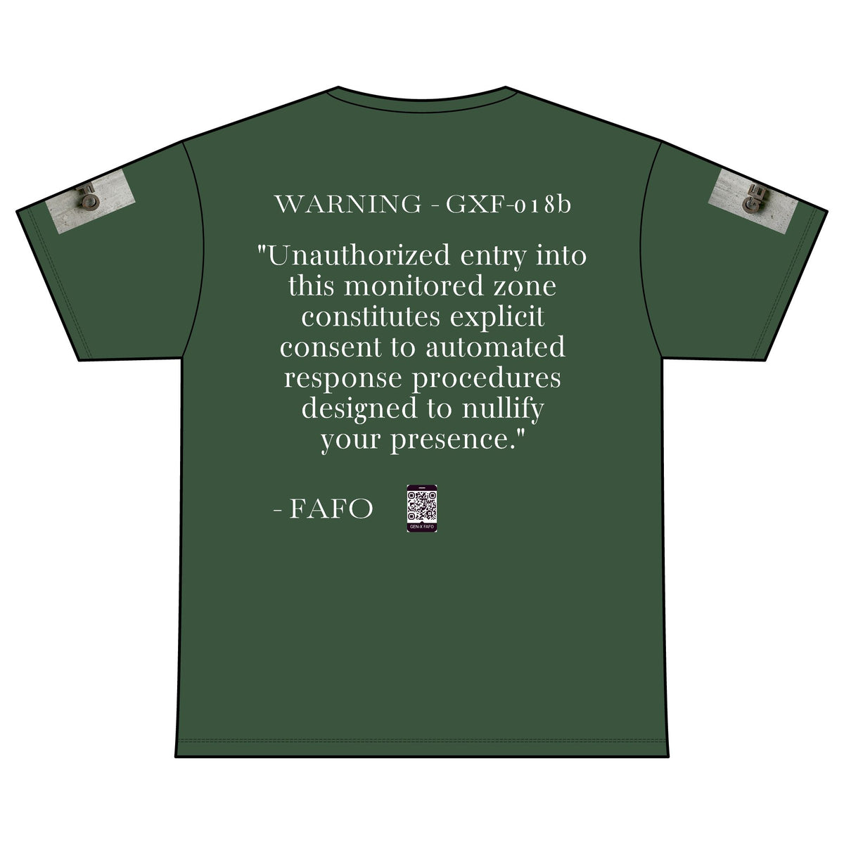 WARNING - GXF-018b