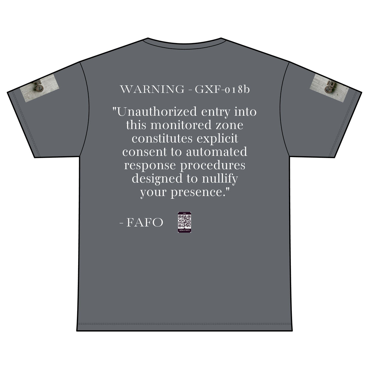 WARNING - GXF-018b