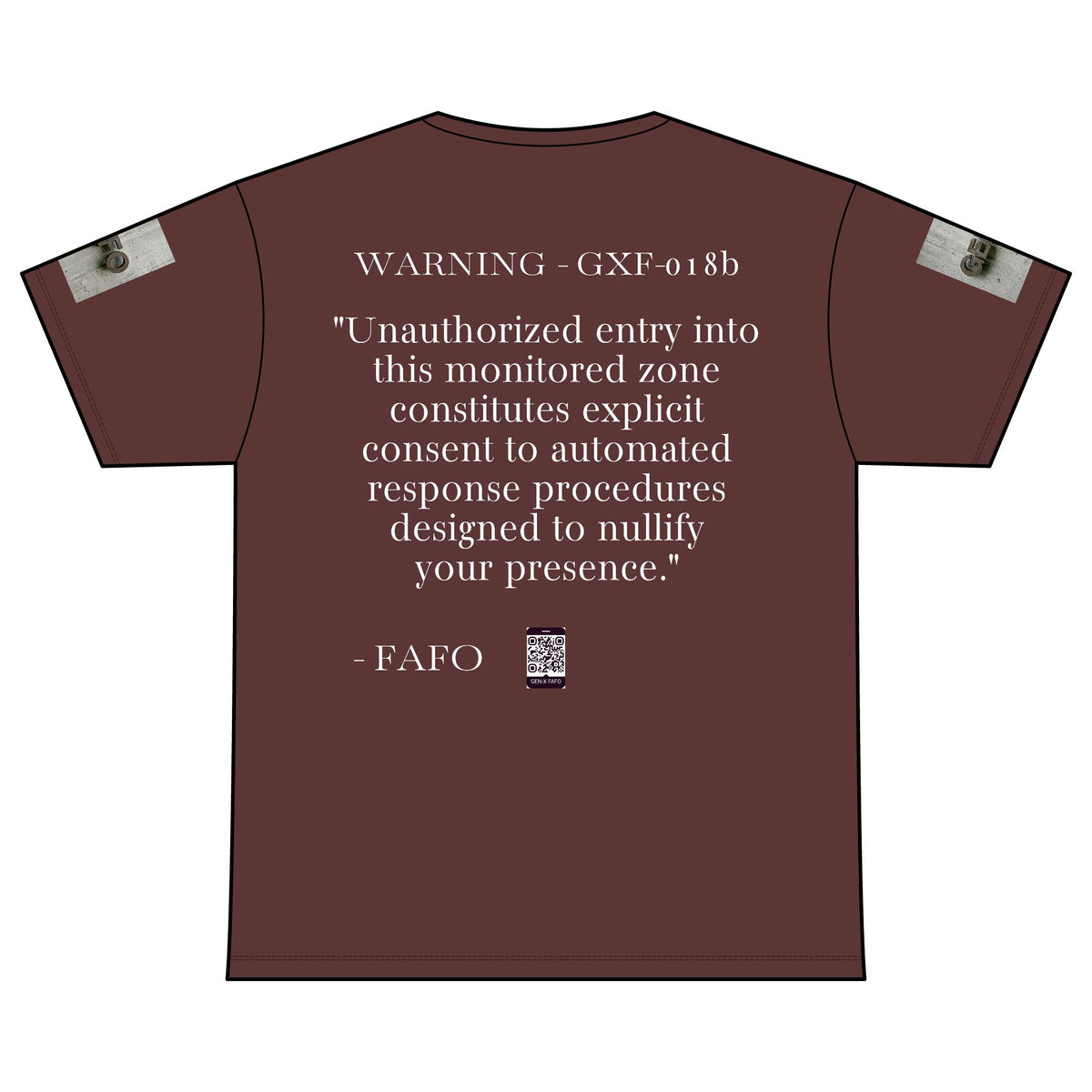 WARNING - GXF-018b