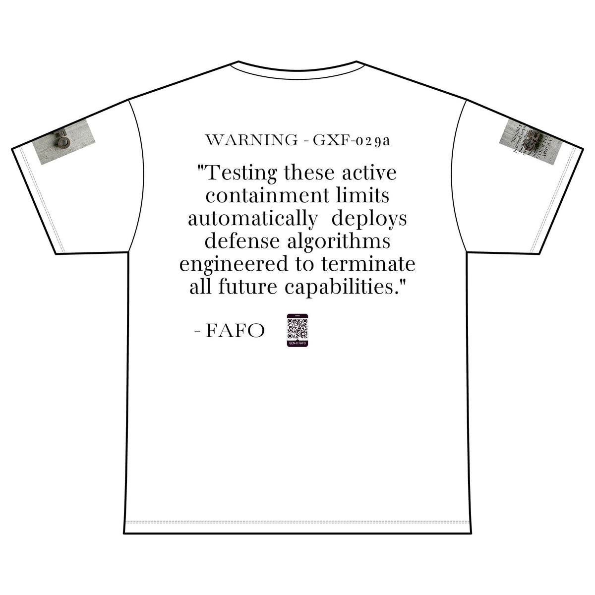 WARNING - GXF-029a