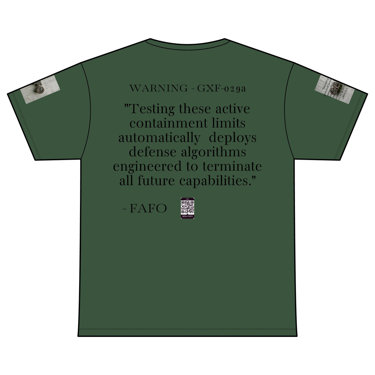 WARNING - GXF-029a