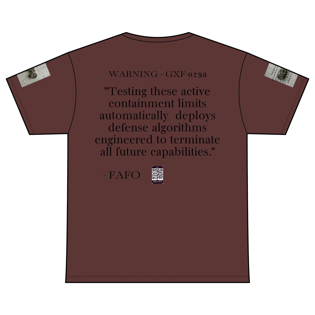 WARNING - GXF-029a