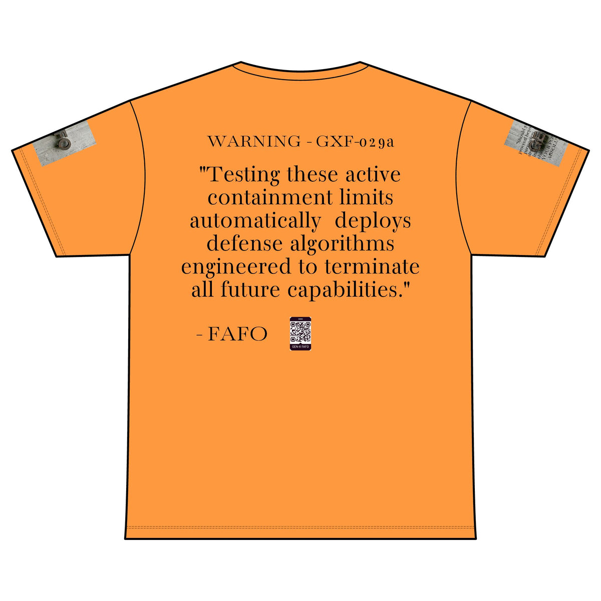 WARNING - GXF-029a