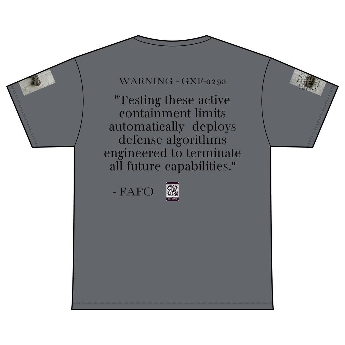 WARNING - GXF-029a