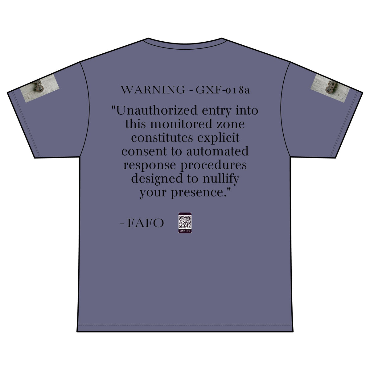 WARNING - GXF-018a
