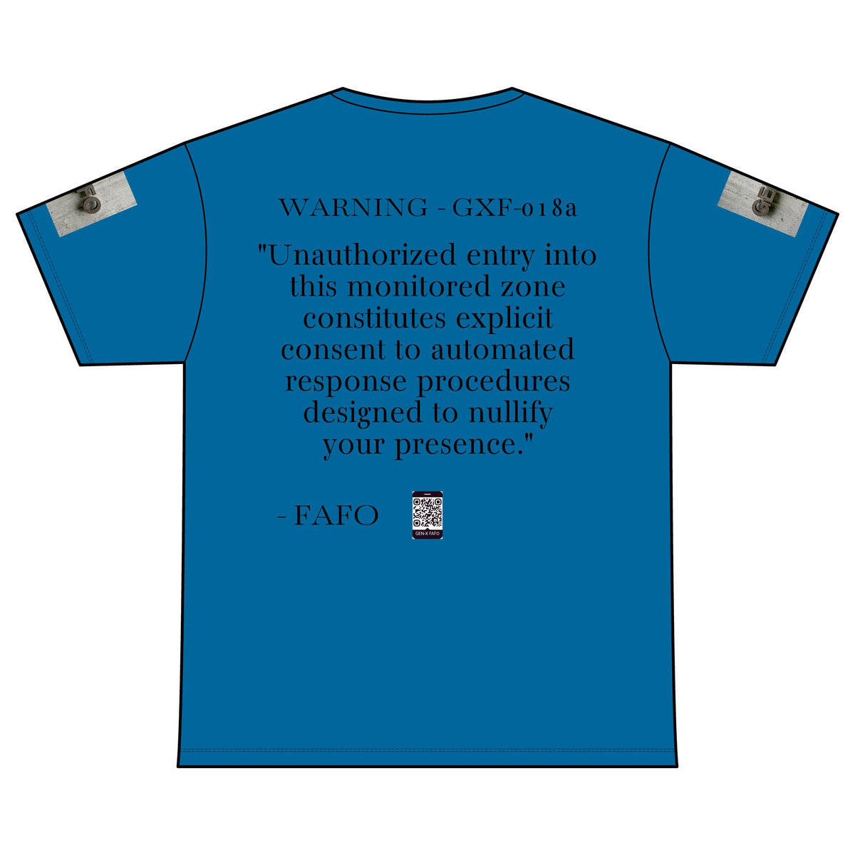 WARNING - GXF-018a